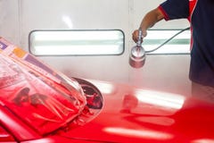 Car Painting Work Royalty Free Stock Photo Car Painting Work Royalty Free Stock Photo
