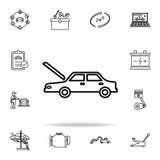 car problem icon. Cars service and repair parts icons universal set for web and mobile stock illustration car problem icon. Cars service and repair parts icons universal set for web and mobile stock illustration