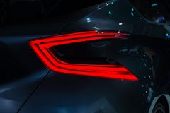 Black Car, Red Lights Royalty Free Stock Image - Image: 34918176