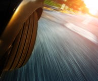 Car on the road stock photos Car on the road stock photos