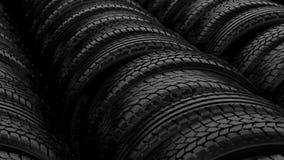 Car tyre wheels storage night black light