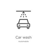 car wash icon vector from automobile collection. Thin line car wash outline icon vector illustration. Outline, thin line car wash royalty free illustration car wash icon vector from automobile collection. Thin line car wash outline icon vector illustration. Outline, thin line car wash royalty free illustration