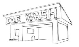 Car wash vector illustration Car wash vector illustration
