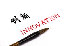 Caractère chinois : innovation Image libre de droits Caractère chinois : innovation Image libre de droits