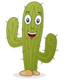 Caractère de cactus de bande dessinée Image stock Caractère de cactus de bande dessinée Image stock