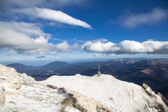 Caraiman Mountain Cross royalty free stock photos Caraiman Mountain Cross royalty free stock photos