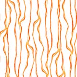 Caramel smudges. Seamless pattern. Watercolor illustration. Isolated on a white background.