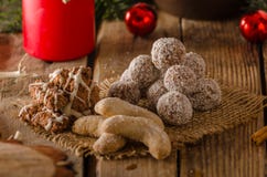 Caramelo de la Navidad, galletas Imagen de archivo libre de regalías Caramelo de la Navidad, galletas Imagen de archivo libre de regalías