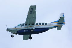 Caravane grande 208B de HS-KAB Cessna de Kanair Photographie stock Caravane grande 208B de HS-KAB Cessna de Kanair Photographie stock
