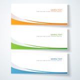Card with abstract wavy lines Orange blue green stripes Creative element for the design of templates postcards advertisement vector illustration Card with abstract wavy lines Orange blue green stripes Creative element for the design of templates postcards advertisement vector illustration