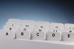 Card Index Stock Photography Card Index Stock Photography
