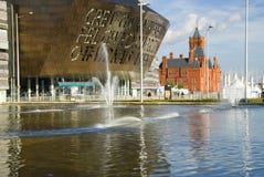 Cardiff bay royalty free stock photography Cardiff bay royalty free stock photography