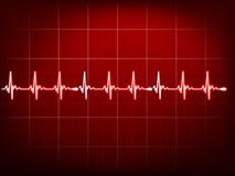 Cardiogramma astratto dei battiti cardiaci. ENV 10 illustrazione di stock Cardiogramma astratto dei battiti cardiaci. ENV 10 illustrazione di stock