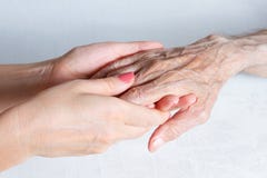 Care is at home of elderly stock images Care is at home of elderly stock images