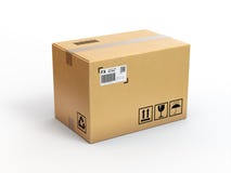 Cargo box on white background royalty free illustration Cargo box on white background royalty free illustration