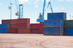 Cargo containers stock images Cargo containers stock images