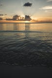 Caribbean Sunset in Colombia royalty free stock images Caribbean Sunset in Colombia royalty free stock images