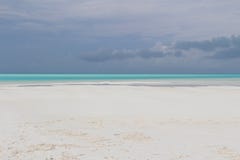 A Caribbean beach in Sandy Cay, Bahamas royalty free stock photos A Caribbean beach in Sandy Cay, Bahamas royalty free stock photos