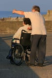 Caring For The Disabled Stock Photography