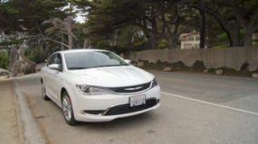 CARMEL, KALIFORNIA STANY ZJEDNOCZONE, OCT, - 6, 2014: Pescadero punkt przy 17 mil przejażdżką, zna jako ducha drzewo Ja dostaje, fotografia stock CARMEL, KALIFORNIA STANY ZJEDNOCZONE, OCT, - 6, 2014: Pescadero punkt przy 17 mil przejażdżką, zna jako ducha drzewo Ja dostaje, fotografia stock