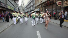 Carnaval durante la protesta, Valparaiso Carnaval durante la protesta, Valparaiso