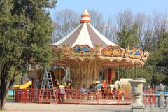 Carousel dla dzieci fotografia stock Carousel dla dzieci fotografia stock