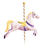 Carousel Horse Realistic Royalty Free Stock Images Carousel Horse Realistic Royalty Free Stock Images