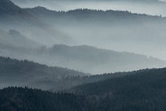 Carpathian mountains view, Romania
