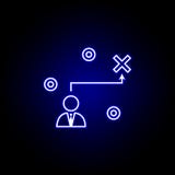 Carrière, weg, strategie, zakenmanpictogram Elementen van Personeelsillustratie in het pictogram van de neonstijl r royalty-vrije illustratie Carrière, weg, strategie, zakenmanpictogram Elementen van Personeelsillustratie in het pictogram van de neonstijl r royalty-vrije illustratie