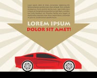 Carro de competência ilustração royalty free Carro de competência ilustração royalty free