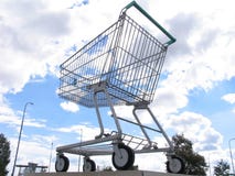 Carro de compras gigante Carro de compras gigante