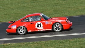 Carro de corridas do CS 964 de Porsche 911 imagem de stock Carro de corridas do CS 964 de Porsche 911 imagem de stock