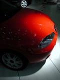 Carro desportivo vermelho imagens de stock Carro desportivo vermelho imagens de stock