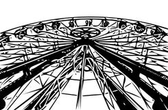 Carrousel de grande roue en Luna Park Illustration de Vecteur Carrousel de grande roue en Luna Park Illustration de Vecteur