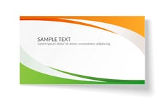 Carta con le linee ondulate regolari dell'estratto arancio e le bande verdi un elemento creativo luminoso per la progettazione de illustrazione vettoriale Carta con le linee ondulate regolari dell'estratto arancio e le bande verdi un elemento creativo luminoso per la progettazione de illustrazione vettoriale