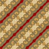 Carta da parati del modello del batik di Brown Immagine Stock Libera da Diritti Carta da parati del modello del batik di Brown Immagine Stock Libera da Diritti