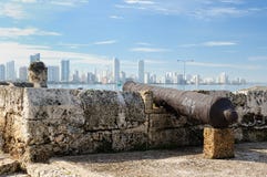 Colombia, View on the new Cartagena royalty free stock photo Colombia, View on the new Cartagena royalty free stock photo