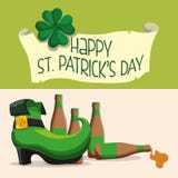 cartaz feliz do dia dos patricks do st ilustração stock cartaz feliz do dia dos patricks do st ilustração stock