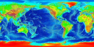 Carte abstraite du monde Carte abstraite du monde