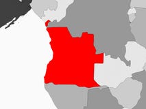 Carte de l'Angola illustration de vecteur Carte de l'Angola illustration de vecteur