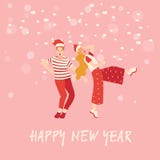 Carte de Noël o Illustration de vecteur E illustration stock Carte de Noël o Illustration de vecteur E illustration stock