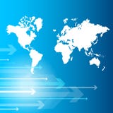 Carte du monde illustration stock Carte du monde illustration stock