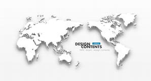 carte du monde du vecteur 3d illustration libre de droits carte du monde du vecteur 3d illustration libre de droits