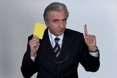 Carte jaune. image libre de droits Carte jaune. image libre de droits