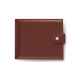 Carteira de couro de Brown isolada no fundo branco ilustração royalty free Carteira de couro de Brown isolada no fundo branco ilustração royalty free
