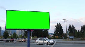 Cartelera verde para su anuncio Cartelera verde para su anuncio