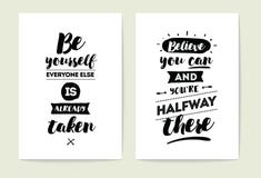 Cartes en liasse de typographie illustration de vecteur Cartes en liasse de typographie illustration de vecteur