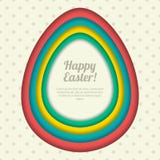 Cartolina d'auguri di Pasqua, insegna o modello felice di progettazione del manifesto Fondo di carta variopinto con la struttura royalty illustrazione gratis Cartolina d'auguri di Pasqua, insegna o modello felice di progettazione del manifesto Fondo di carta variopinto con la struttura royalty illustrazione gratis