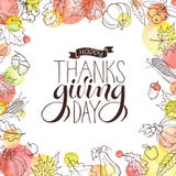 Cartolina d'auguri di ringraziamento royalty illustrazione gratis Cartolina d'auguri di ringraziamento royalty illustrazione gratis