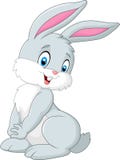 Cartoon adorable rabbit